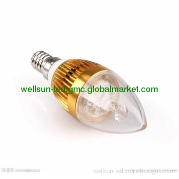 2W high power led candle light